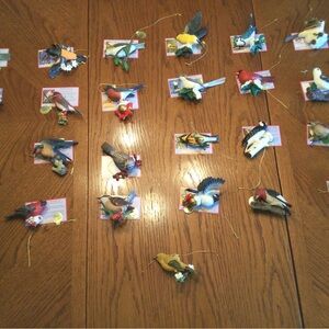 Danbury Mint Songbird Ornaments Set of 25